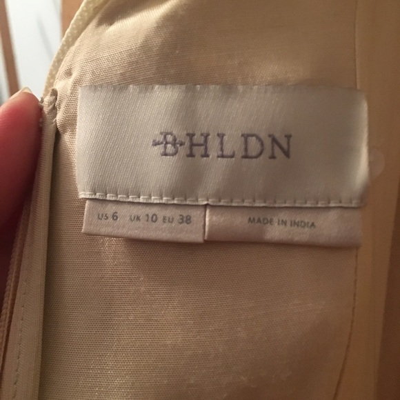 BHLDN Benson Gown, Rose/blush/cream Bridal Gown - Picture 3 of 13